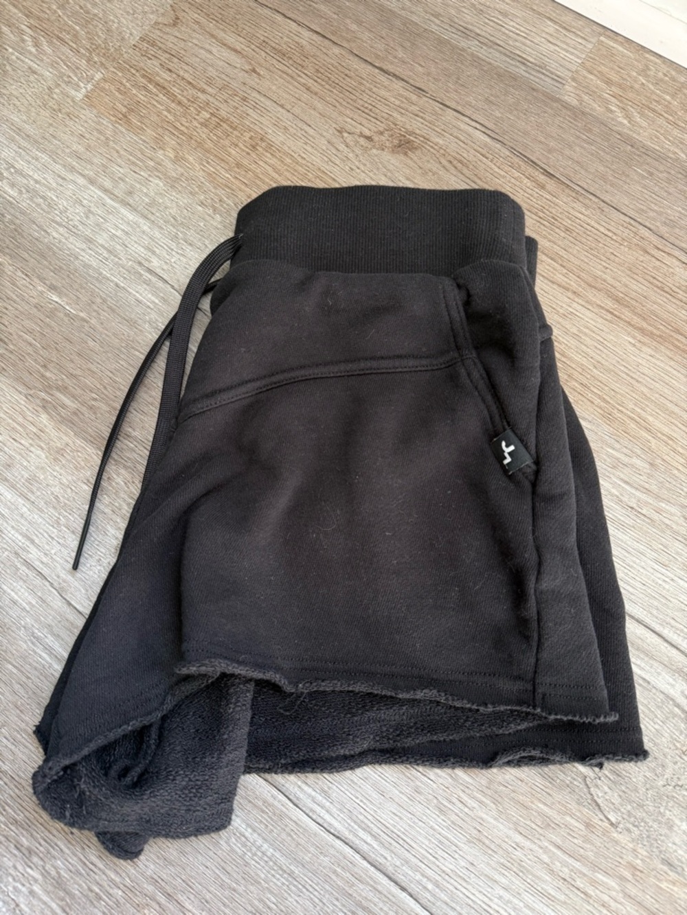 Joy Lab Black Women's Drawstring Casual Shorts Comfy Lounge Shorts Cotton Size S - Picture 7 of 8